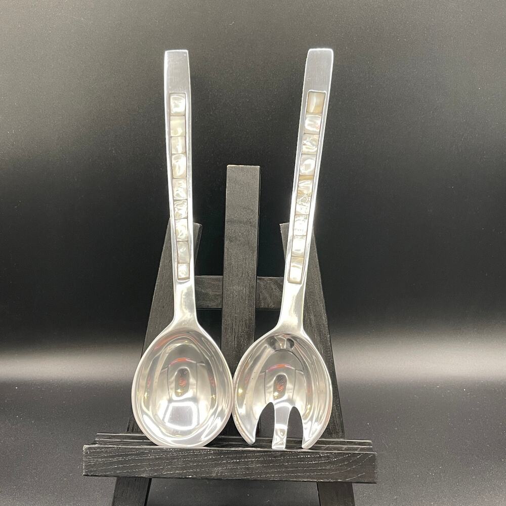 BILTMORE Mother of Pearl Set of Silver Serving Utensils